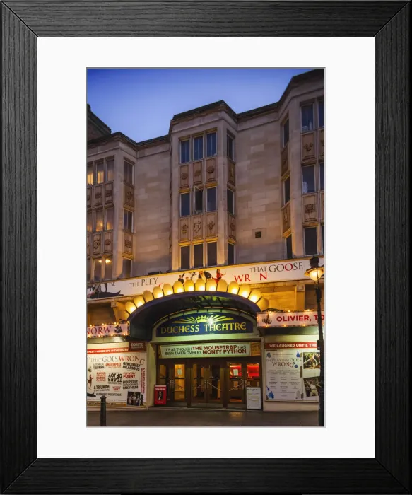 Framed Print : England, London, The West End, Duchess Theatre