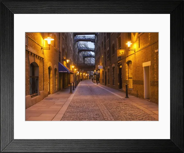 Framed Print : England, London, Southwark, Shad Thames Framed Print : England, London, Southwark, Shad Thames
