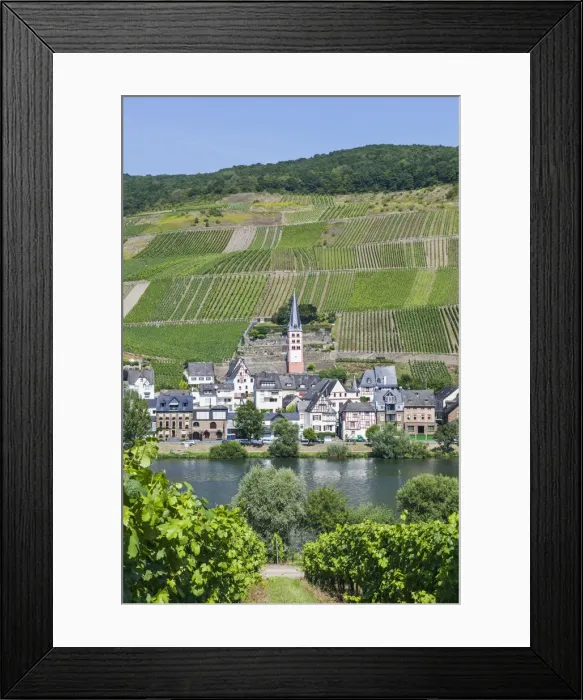 Framed Print : Germany, Rhineland-Palatinate, Moselle, Zell Framed Print : Germany, Rhineland-Palatinate, Moselle, Zell