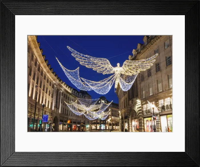 Framed Print : England, London, Regent Street, Christmas Lights Framed Print : England, London, Regent Street, Christmas Lights