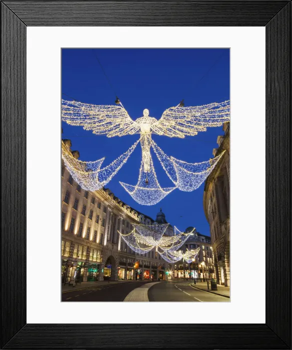 Framed Print : England, London, Regent Street, Christmas Lights Framed Print : England, London, Regent Street, Christmas Lights
