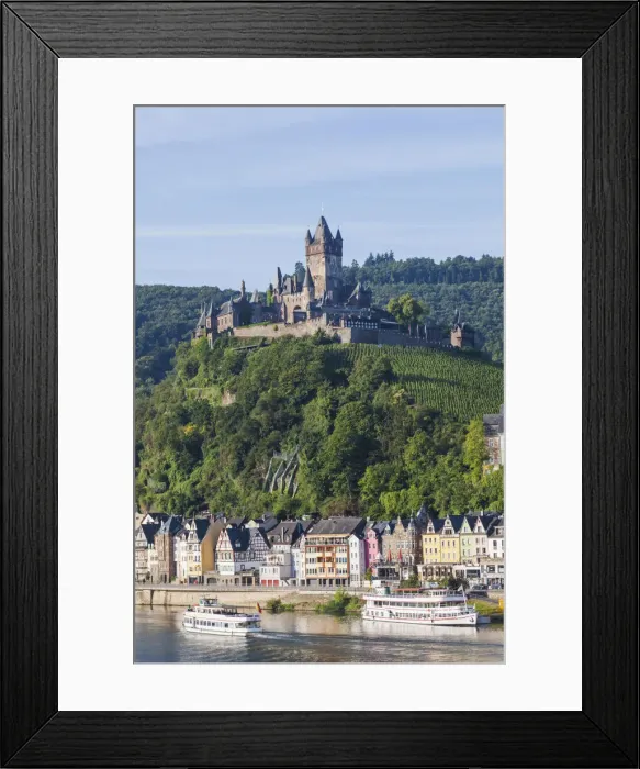 Framed Print : Germany, Rhineland-Palatinate, Moselle, Cochem