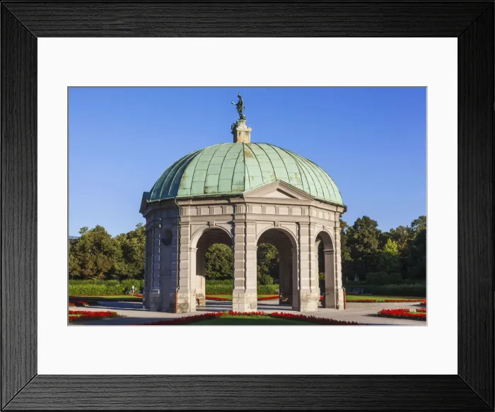 Framed Print : Germany, Bavaria, Munich, The Hofgarden Pavilion