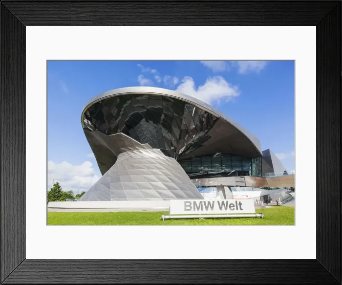 Framed Print : Germany, Bavaria, Munich, BMW World Framed Print : Germany, Bavaria, Munich, BMW World