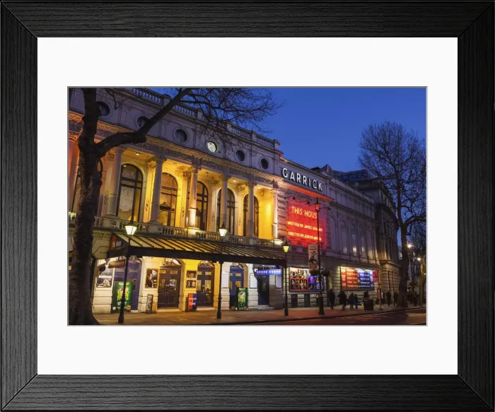 Framed Print : England, London, The West End, Garrick Theatre Framed Print : England, London, The West End, Garrick Theatre