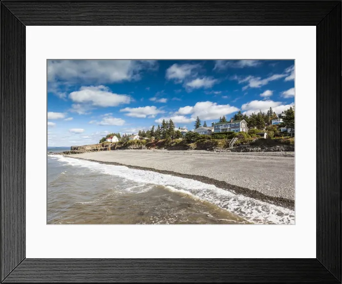 Framed Print : Canada, Nova Scotia, Blomidon Peninsula, Halls Harbour, seafront town view Framed Print : Canada, Nova Scotia, Blomidon Peninsula, Halls Harbour, seafront town view