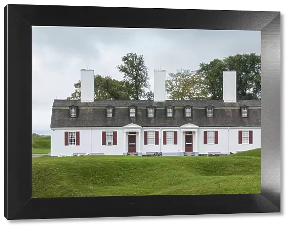 Canada, Nova Scotia, Annapolis Royal, Fort Anne National Historic Site, replica of