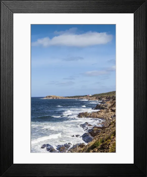Framed Print : Canada, Nova Scotia, Belle Cote, seascape of the Atlantic Ocean Framed Print : Canada, Nova Scotia, Belle Cote, seascape of the Atlantic Ocean