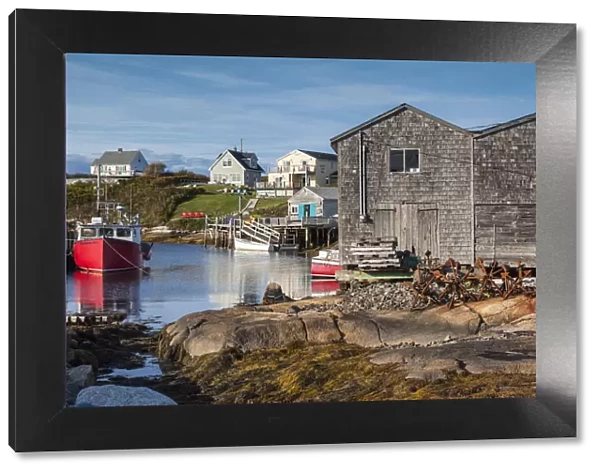 Canada, Nova Scotia, Peggys Cove, fishing village on the Atlantic Coast