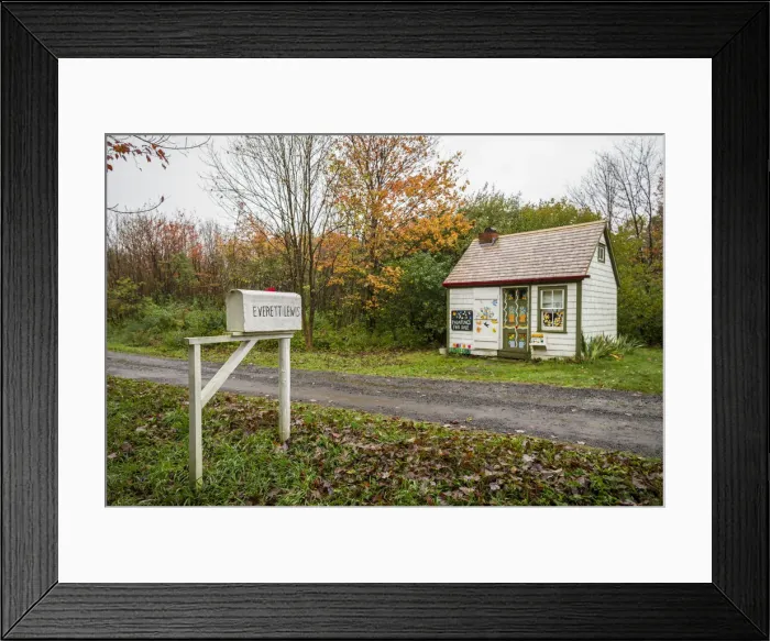 Framed Print : Canada, Nova Scotia, Digby, Maud Lewis House Replica built by Murray Ross, perfect