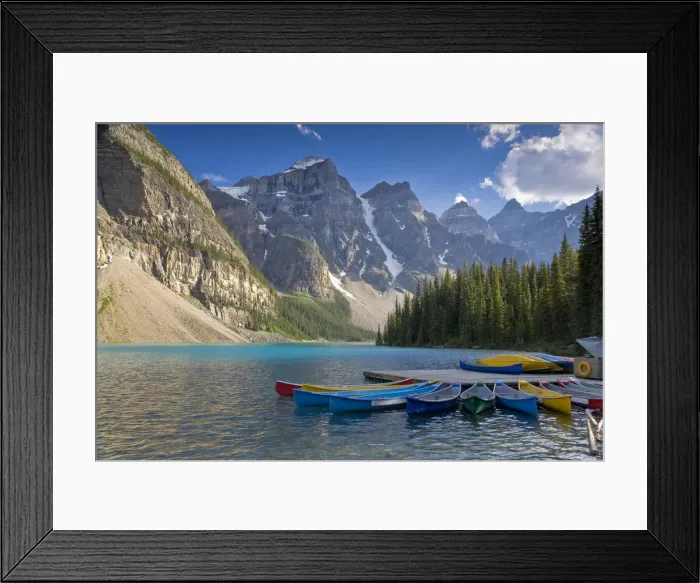Framed Print : Moraine Lake and Valley of 10 Peaks (Wenkchemna Peaks) at sunrise, Banff National Park Framed Print : Moraine Lake and Valley of 10 Peaks (Wenkchemna Peaks) at sunrise, Banff National Park
