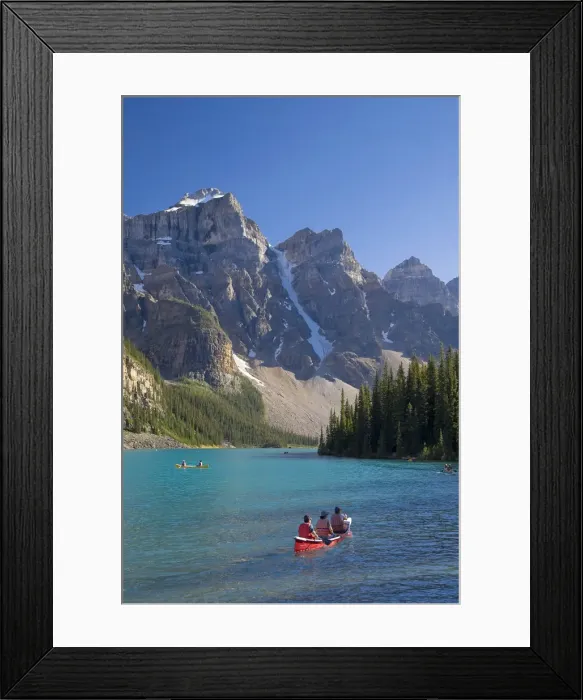 Framed Print : Moraine Lake and Valley of 10 Peaks (Wenkchemna Peaks) at sunrise, Banff National Park Framed Print : Moraine Lake and Valley of 10 Peaks (Wenkchemna Peaks) at sunrise, Banff National Park