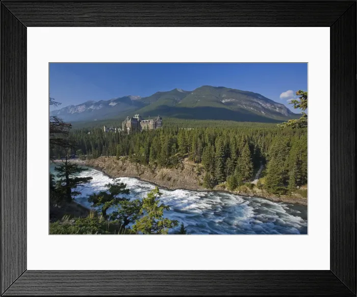 Framed Print : Banff Springs Hotel, Banff Town, Alberta, Canada