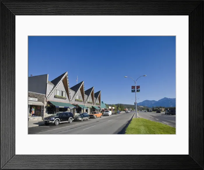 Framed Print : Jasper Town Resort, Jasper National Park, Alberta, Canada