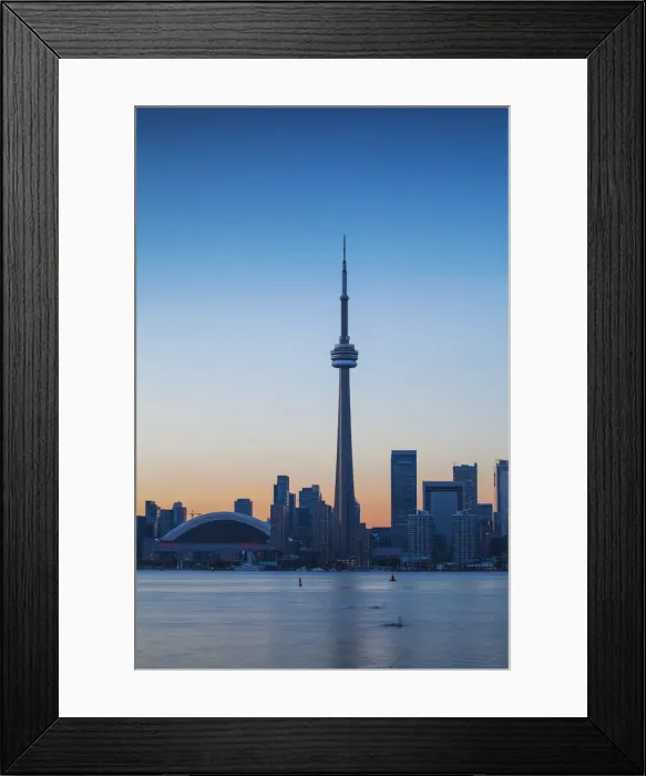 Framed Print : Canada, Ontario, Toronto, View of CN Tower and city skyline Framed Print : Canada, Ontario, Toronto, View of CN Tower and city skyline
