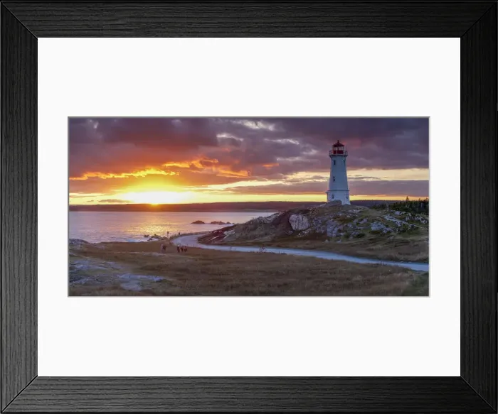 Framed Print : Canada, Nova Scotia, Louisbourg, Louisbourg LIghthouse, dusk Framed Print : Canada, Nova Scotia, Louisbourg, Louisbourg LIghthouse, dusk