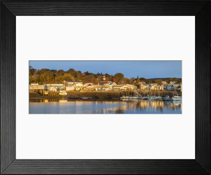 Framed Print : Canada, Nova Scotia, Digby, town view, dawn Framed Print : Canada, Nova Scotia, Digby, town view, dawn