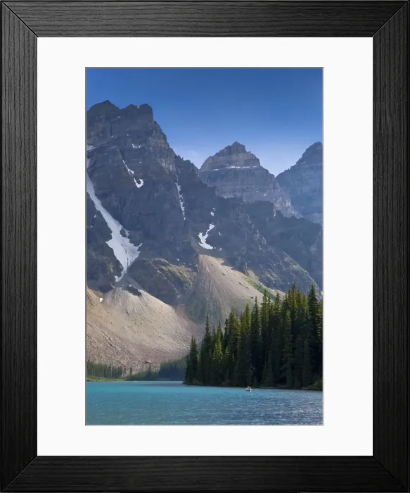 Framed Print : Moraine Lake and Valley of 10 Peaks (Wenkchemna Peaks) at sunrise, Banff National Park Framed Print : Moraine Lake and Valley of 10 Peaks (Wenkchemna Peaks) at sunrise, Banff National Park