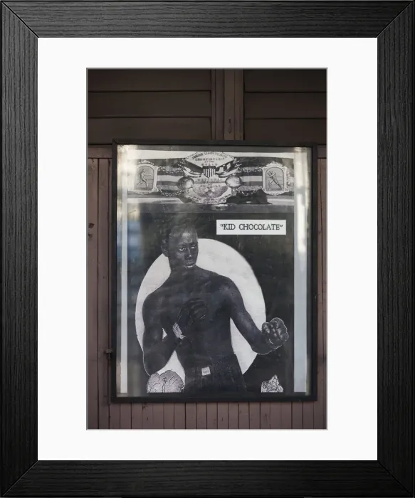 Framed Print : Cuba, Havana, Havana Vieja, sign for the Kid Chocolate gym, named after champion Cuban Framed Print : Cuba, Havana, Havana Vieja, sign for the Kid Chocolate gym, named after champion Cuban