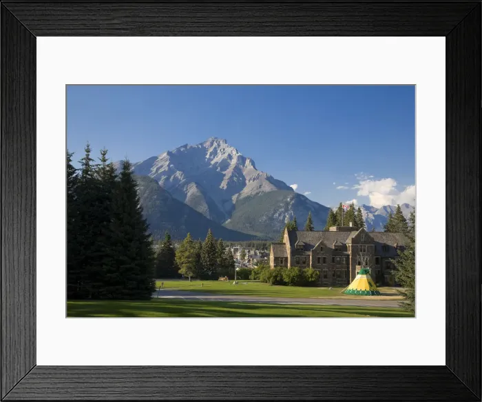 Framed Print : Cascade Mountain and Cascade Gardens, Banff Town, Banff National Park, Alberta, Canada Framed Print : Cascade Mountain and Cascade Gardens, Banff Town, Banff National Park, Alberta, Canada