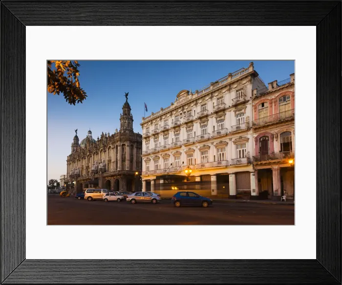 Framed Print : Cuba, Havana, Havana Vieja, area around the Parque Central and Hotel Inglaterra Framed Print : Cuba, Havana, Havana Vieja, area around the Parque Central and Hotel Inglaterra