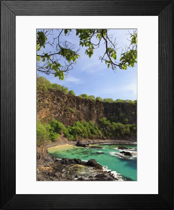 Framed Print : Brazil, Fernando de Noronha, Fernando de Noronha Marine National Park, Porco s Framed Print : Brazil, Fernando de Noronha, Fernando de Noronha Marine National Park, Porco s