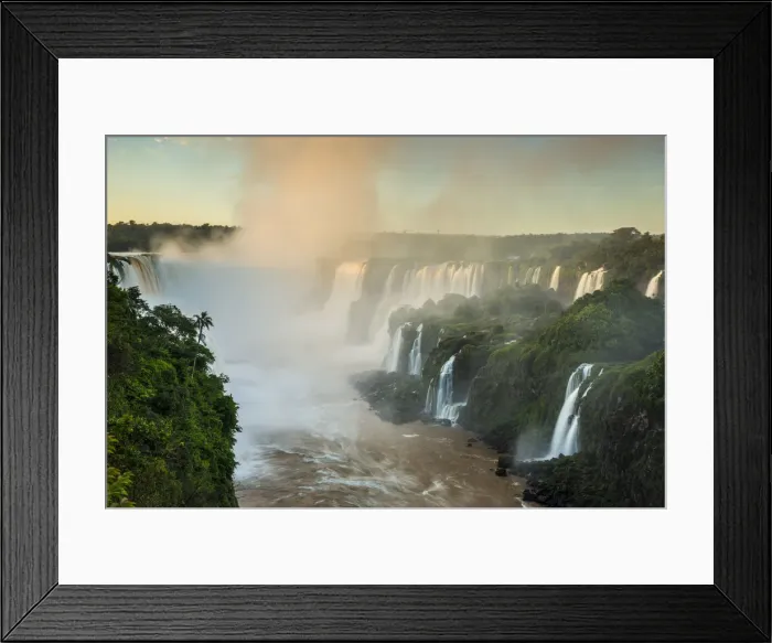 Framed Print : Iguacu Falls, Parana State, Brazil Framed Print : Iguacu Falls, Parana State, Brazil