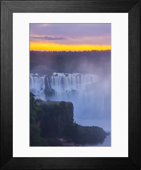 Framed Print : Iguacu Falls, Parana State, Brazil