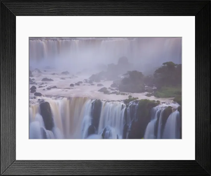 Framed Print : Iguacu Falls, Parana State, Brazil