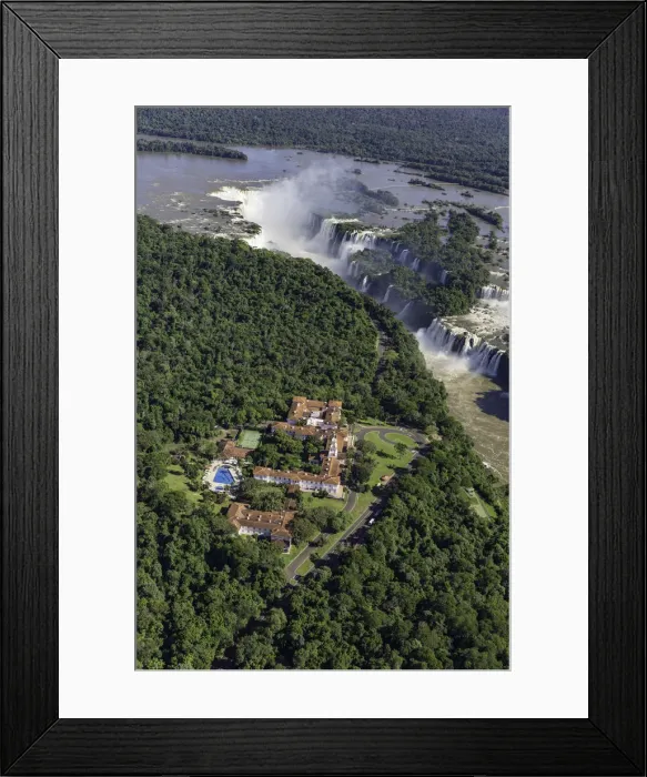 Framed Print : Aerial view over Iguacu Falls, Iguacu (Iguazu) National Park, Brazil Framed Print : Aerial view over Iguacu Falls, Iguacu (Iguazu) National Park, Brazil