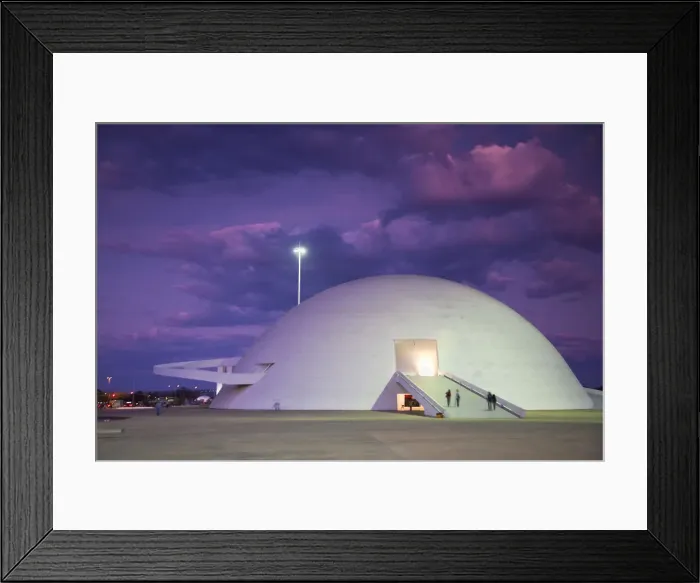 Framed Print : Brazil, Distrito Federal-Brasilia, Brasilia, Cultural Complex of the Republic, National