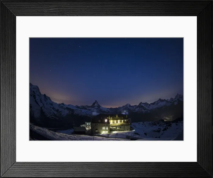 Framed Print : Gornergrat Kulm Hotel & Matterhorn, Zermatt, Valais, Switzerland Framed Print : Gornergrat Kulm Hotel & Matterhorn, Zermatt, Valais, Switzerland
