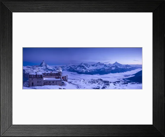 Framed Print : Gornergrat Kulm Hotel & Matterhorn, Zermatt, Valais, Switzerland Framed Print : Gornergrat Kulm Hotel & Matterhorn, Zermatt, Valais, Switzerland