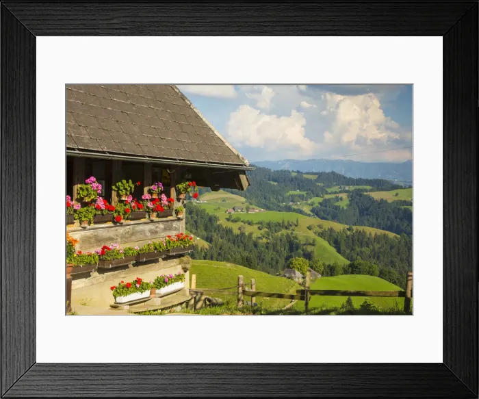 Framed Print : Farmhouse / chalet, Emmental Valley, Berner Oberland, Switzerland Framed Print : Farmhouse / chalet, Emmental Valley, Berner Oberland, Switzerland