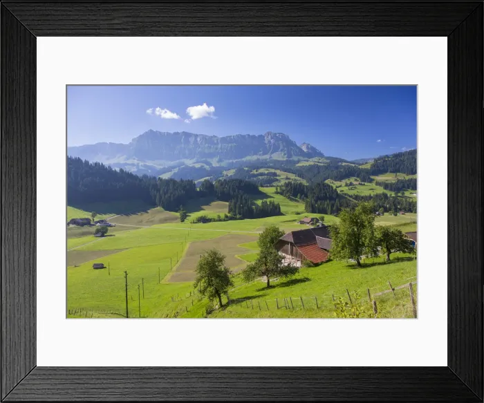 Framed Print : Emmental Valley, Berner Oberland, Switzerland