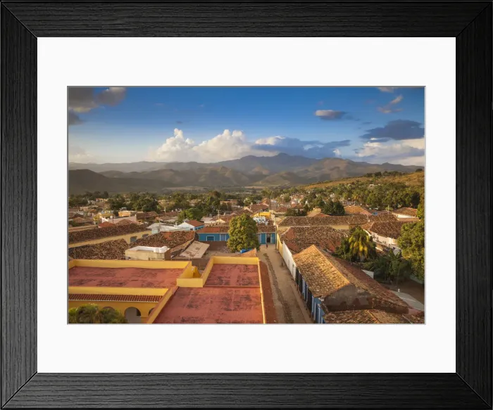Framed Print : Cuba, Trinidad, View of Trinidad Framed Print : Cuba, Trinidad, View of Trinidad