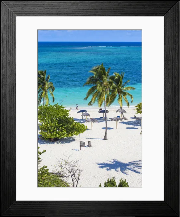 Framed Print : Cuba, Holguin Province, Playa Esmeralda Framed Print : Cuba, Holguin Province, Playa Esmeralda
