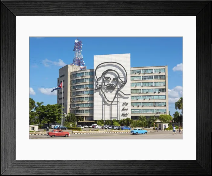 Framed Print : Cuba, Havana, Vedado, Plaza de la Revolucion Framed Print : Cuba, Havana, Vedado, Plaza de la Revolucion