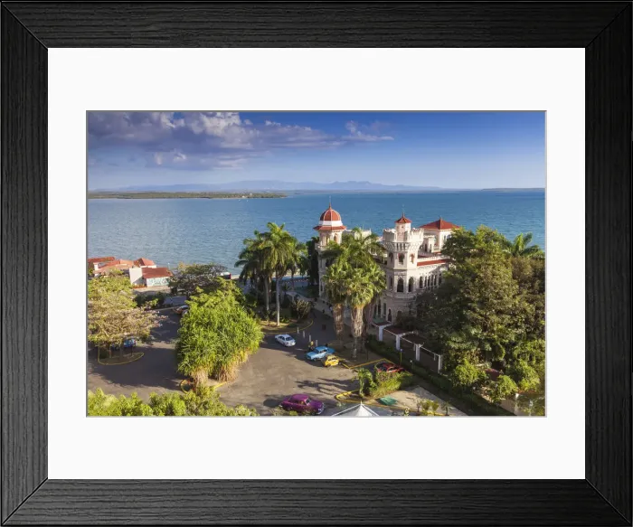 Framed Print : Cuba, Cienfuegos, Punta Gorda, Palacio de Vallea- now a restaurant, museum and bar Framed Print : Cuba, Cienfuegos, Punta Gorda, Palacio de Vallea- now a restaurant, museum and bar