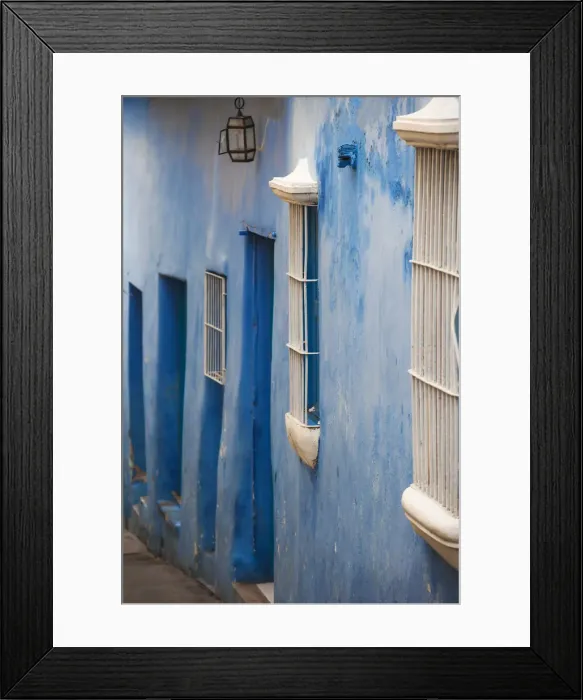 Framed Print : Cuba, Santiago de Cuba Province, Santiago de Cuba, Historical Center, Narrow street Framed Print : Cuba, Santiago de Cuba Province, Santiago de Cuba, Historical Center, Narrow street
