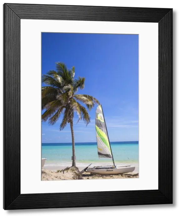 Framed Print : Cuba, Jardines del Rey, Cayo Coco, Catamaran on Playa Larga Framed Print : Cuba, Jardines del Rey, Cayo Coco, Catamaran on Playa Larga