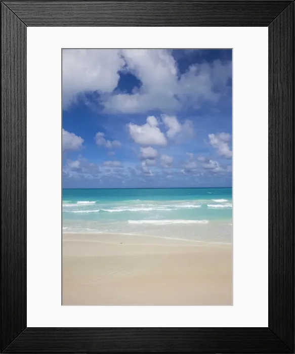 Framed Print : Cuba, Villa Clara Province, Jardines del Rey archipelago, Cayo Santa Maria, Playa