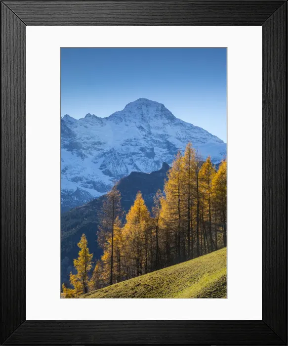 Framed Print : Breithorn, Murren, Berner Oberland, Switzerland Framed Print : Breithorn, Murren, Berner Oberland, Switzerland