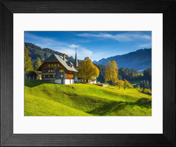 Framed Print : Emmental Valley, Berner Oberland, Switzerland Framed Print : Emmental Valley, Berner Oberland, Switzerland