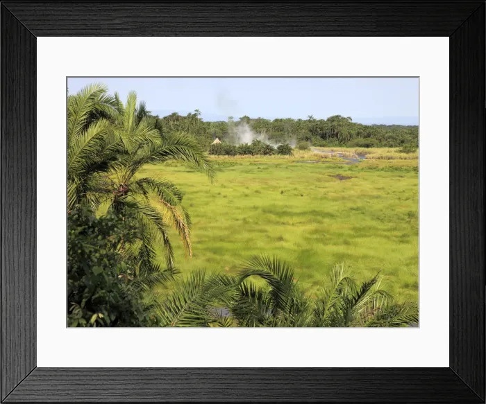Framed Print : Semliki river hot springs, Uganda, East Africa Framed Print : Semliki river hot springs, Uganda, East Africa