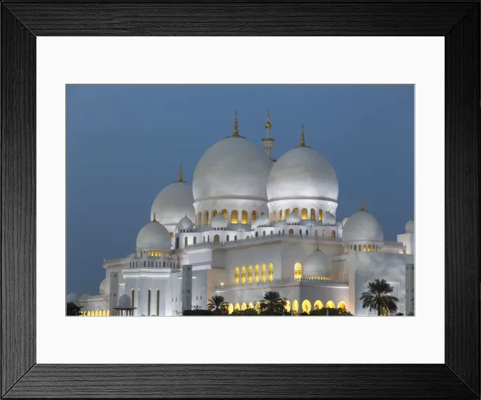 Framed Print : UAE, Abu Dhabi, Sheikh Zayed Grand Mosque Framed Print : UAE, Abu Dhabi, Sheikh Zayed Grand Mosque