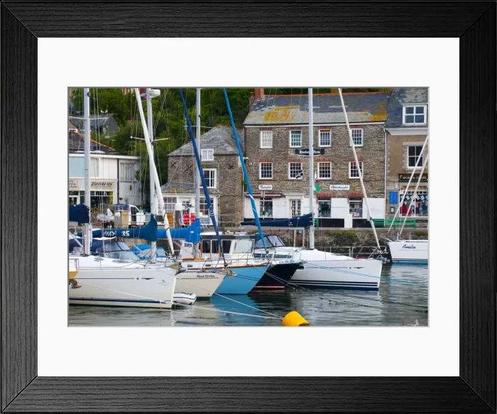 Framed Print : UK, England, Cornwall, Padstow Harbour Framed Print : UK, England, Cornwall, Padstow Harbour