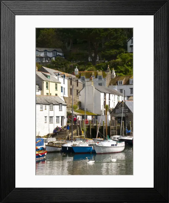 Framed Print : UK, England, Cornwall, Polperro Framed Print : UK, England, Cornwall, Polperro