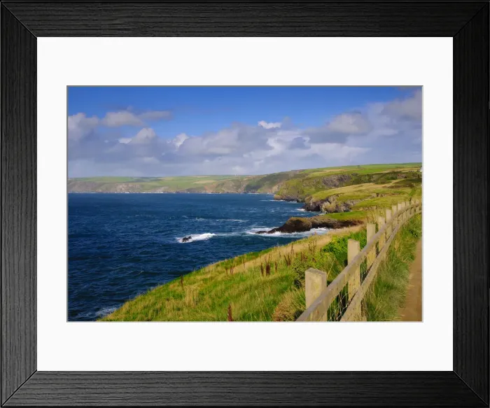 Framed Print : UK, England, Cornwall, Port Isaac, South West Coastal Path Framed Print : UK, England, Cornwall, Port Isaac, South West Coastal Path