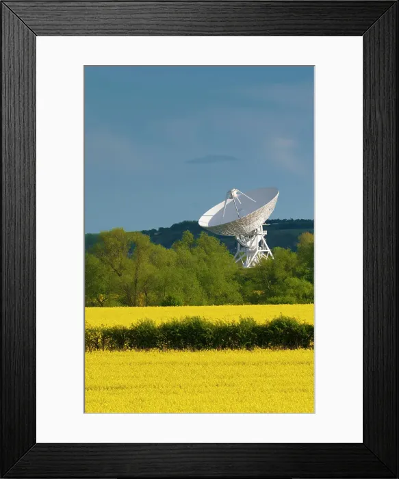 Framed Print : UK, England, Cambridge, Lords Bridge, Mullard Radio Astronomy Observatory operated Framed Print : UK, England, Cambridge, Lords Bridge, Mullard Radio Astronomy Observatory operated